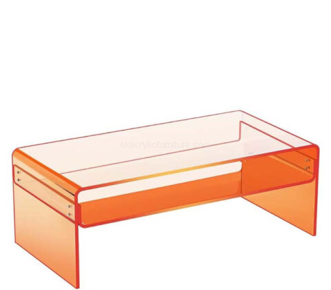 Custom acrylic table for living room