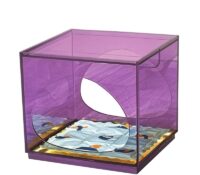 Custom acrylic indoor cat dog pet bed end table AB-220 Custom acrylic indoor cat dog pet bed end table