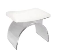 Custom acrylic modern makeup stool