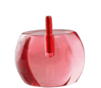 Custom acrylic furniture risers for cabinet legs AL-119 Custom acrylic furniture risers for cabinet legs