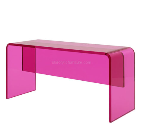 Custom acrylic bed end stool