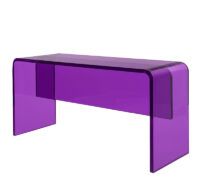 Custom acrylic bedrooms bed end stool AC-217 Custom acrylic bedrooms bed end stool