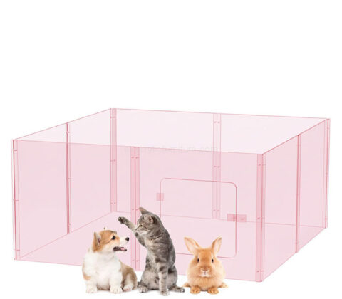Custom acrylic small pets yard fence