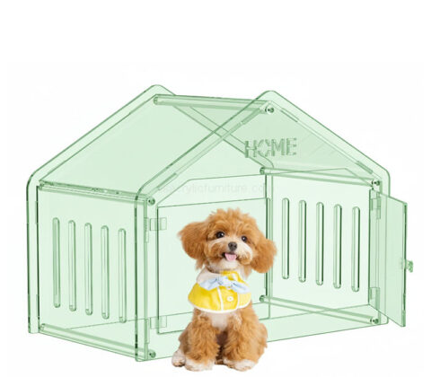 Custom acrylic indoor small dog crate