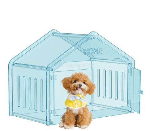 Custom acrylic indoor small dog kennel