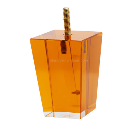 Custom acrylic desk furniture legs