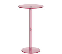 Custom acrylic round cocktail table for small space AT-1240 Custom acrylic round cocktail table for small space