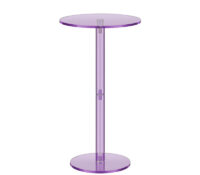 Custom acrylic balcony round cocktail table AT-1241 Custom acrylic balcony round cocktail table