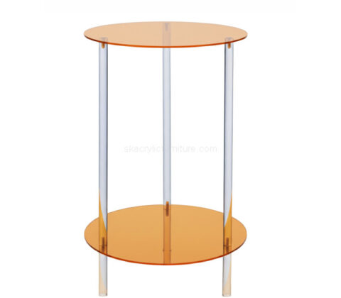 Custom acrylic 2 tier multifuntional table