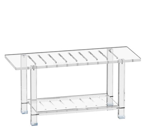 Custom acrylic shower bench for inside shower