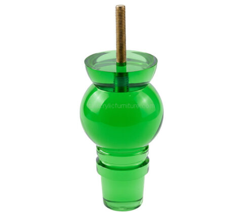 Custom acrylic leg for cupboard