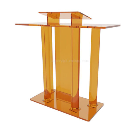 Custom acrylic events pulpits stand