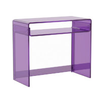 Custom acrylic laptop desk with storage shelf AT-1252 Custom acrylic laptop desk with storage shelf