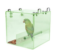 Custom acrylic hanging outdoor birdhouse feeder AB-244 Custom acrylic hanging outdoor birdhouse feeder