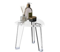 Custom acrylic small shower stool AC-231 Custom acrylic small shower stool