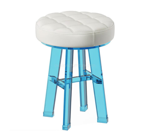 Custom acrylic round footstool