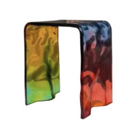 Custom acrylic U shape stool AC-236 Custom acrylic U shape stool