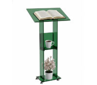 Custom acrylic conference pulpits stand with wheels AP-1354 Custom acrylic conference pulpits stand with wheels