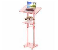 Custom acrylic weddings pulpits stand with wheels AP-1355 Custom acrylic weddings pulpits stand with wheels
