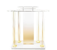 Custom acrylic LED pulpits stand AP-1358 Custom acrylic LED pulpits stand