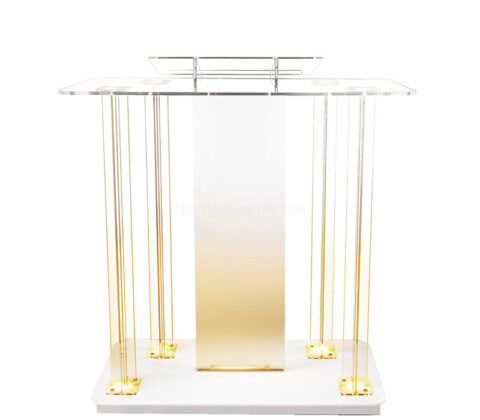 Custom acrylic LED pulpits stand