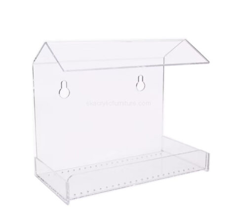 Custom acrylic hanging bird food feeder