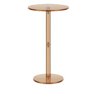 Custom acrylic small space round cocktail table AT-1266 Custom acrylic small space round cocktail table