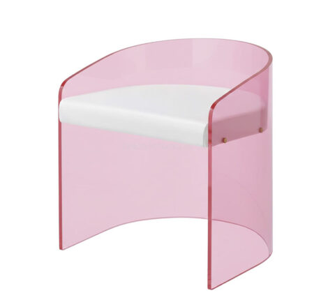 Custom acrylic U shape dining chair