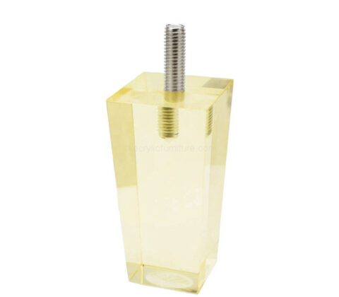 Custom acrylic DIY block furniture leg