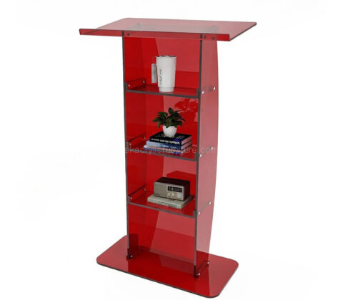 Custom acrylic presentation podium stand
