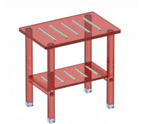 Custom acrylic bathroom shower bench with storage AC-251 Custom acrylic bathroom shower bench with storage