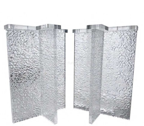 Custom acrylic modern design furniture feet