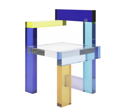 Custom acrylic chair for living room