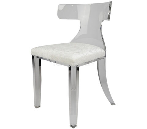 Custom acrylic dining chair