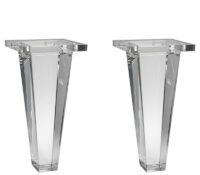 Custom acrylic pyramid furniture legs AL-186 Custom acrylic pyramid furniture legs