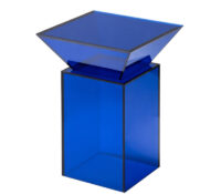Custom acrylic balcony side drink table AT-1290 Custom acrylic balcony side drink table