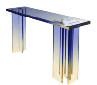 Custom acrylic colorful narrow side table AT-1295 Custom acrylic colorful narrow side table