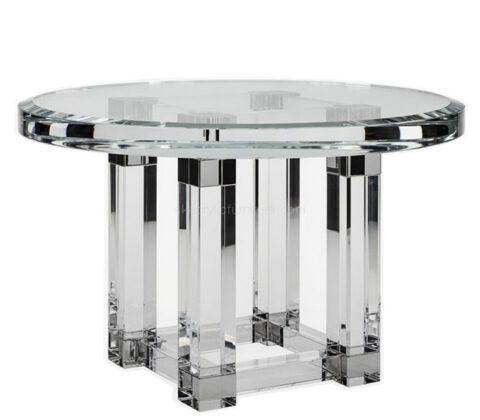 Custom round acrylic hotel coffee table