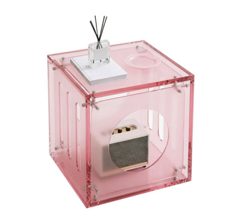 Custom acrylic bed room side table