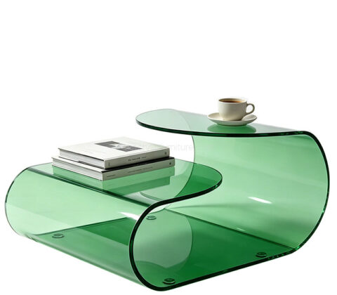 Custom acrylic living room unique coffee table
