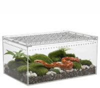 Custom acrylic snake reptile feeding case AB-278 Custom acrylic snake reptile feeding case