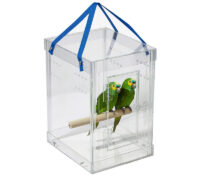 Custom acrylic bird carrier AB-279 Custom acrylic bird carrier