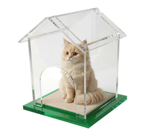 Custom acrylic pet cat house