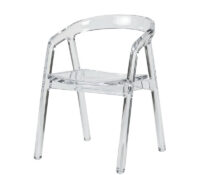 Custom acrylic leisure dining chair AC-272 Custom acrylic leisure dining chair