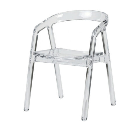 Custom acrylic leisure dining chair