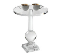 Custom luxury acrylic round coffee table AT-1313 Custom luxury acrylic round coffee table