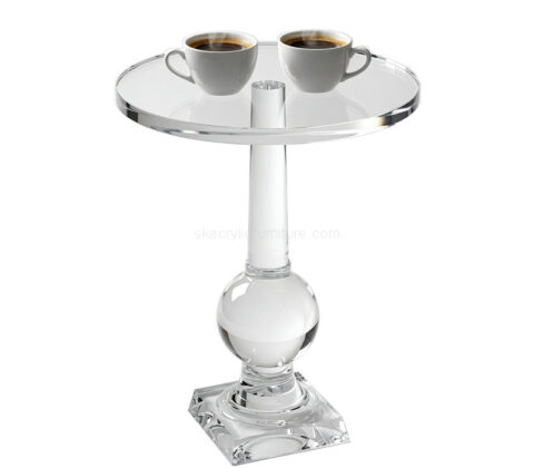 Custom luxury acrylic round coffee table