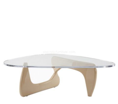 Custom acrylic reception room table