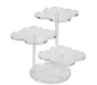 Custom acrylic elegant 3 tiers living room side table AT-1318 Custom acrylic elegant 3 tiers living room side table