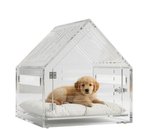 Custom acrylic indoor dog pet house